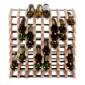 11 Years Hot Sale Wholesale 72 Bottle Timber  Wood and Metal Wine Rack